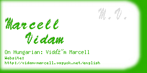 marcell vidam business card